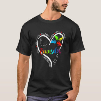 Söt skolrådgivare tillbaka till skolan lärare upps t shirt