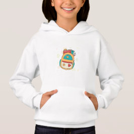 Söt skolryggsäck med bokillustration" t shirt