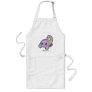 Söt Skorpion Kawaii Tecknad Pastell Långt Förkläde