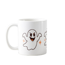Söt skrämmande spök-ful kaffemugg
