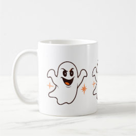 Söt skrämmande spök-ful kaffemugg