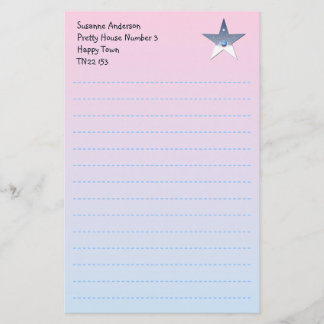 Söt Skrivpapper för barn Brevpapper