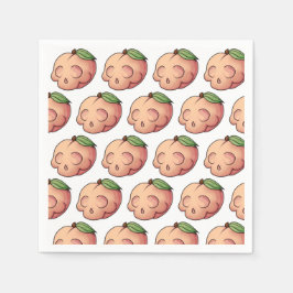 Söt skullstrupe pappersservett