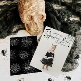 Söt Skum Onda Tid Foto Halloween Julkort