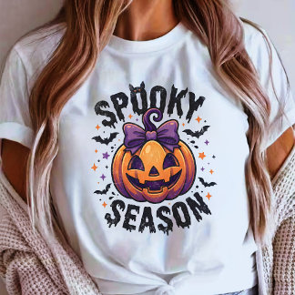 Söt Skumma Säsong Pumpa Halloween T Shirt