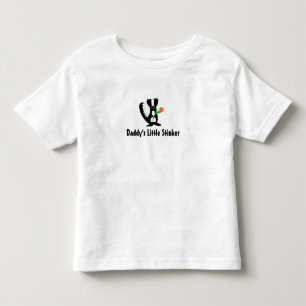 Söt Skunk med Text T-shirt
