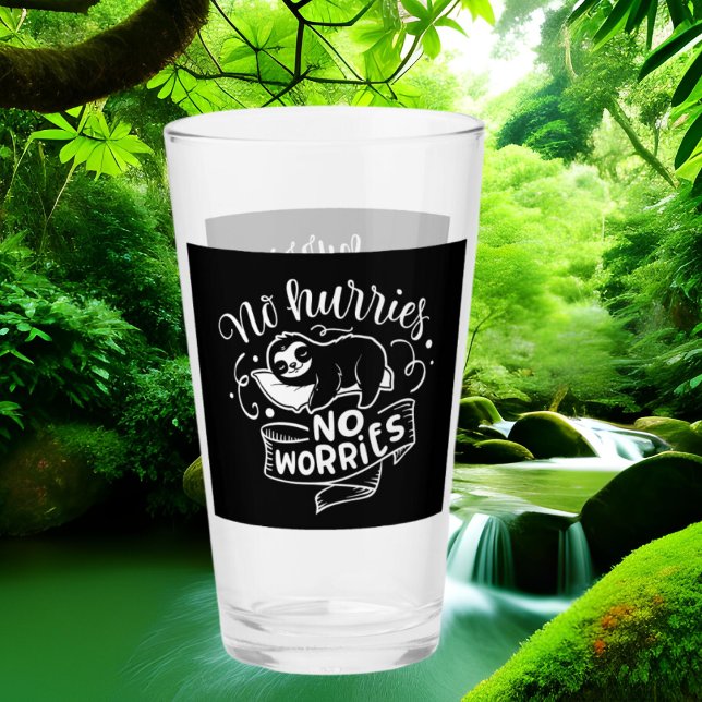 Söt slarv oroa ord art glaskopp (Skapare uppladdad)