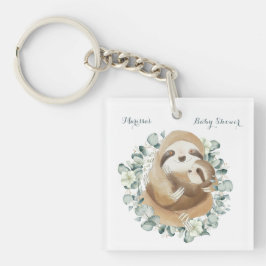 Söt Sloth Mamma Cuddle WAN Baby Shower Favare