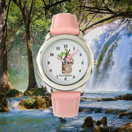 Söt sluttning lägg till namn Watch Armbandsur