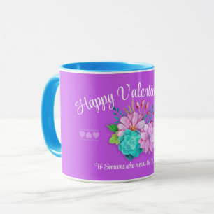 söt, smart rosa valentine mugg