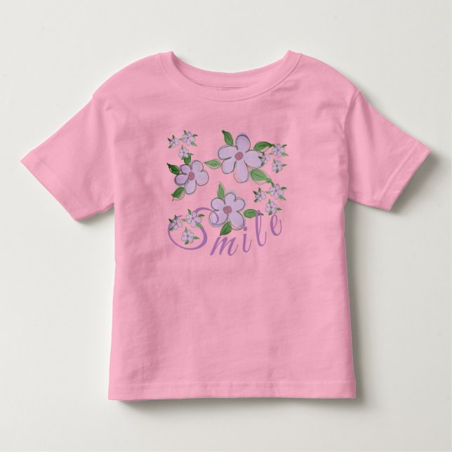 Söt Smile Infant Tee (Framsida)