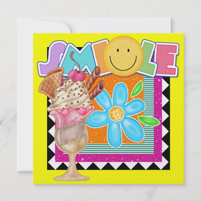 Söt Smile! - SRF Inbjudningar (Framsida)