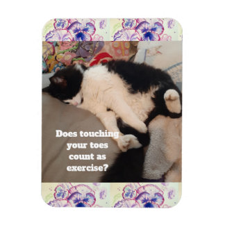 Söt Smokingkatt Födelsedagsfest Barns Inbjudan Magnet