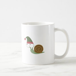 Söt Snigel Jul Alf Kaffemugg