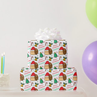 Söt Snigel Julgran Högtider Presentpapper
