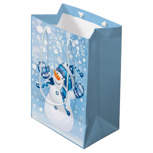 Söt snöman  (Framsidan Vinklad)