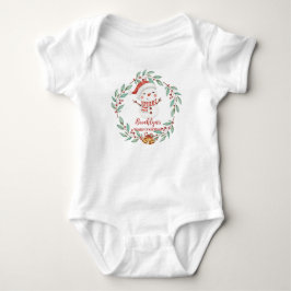 Söt snöman jul vinter Onederland födelsedag T Shirt