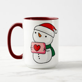 Söt Snöman Julmugg Mugg