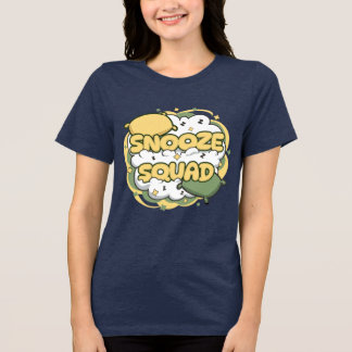Söt Snooze Squad Sömnig Kudd Gåva T Shirt