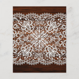 Söt Snöre & Rustic Wood Scrapbook Papper