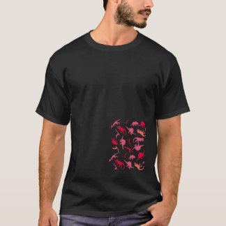 Söt Snygg Dino T-Rex Dinosaurie Män Kvinnor Pojkar T Shirt