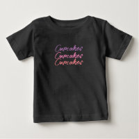 Söt snygg fin sockerkaks baby t-shirt
