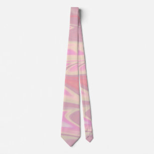 Söt snyggt modern rosa elegant marble nacke ti slips