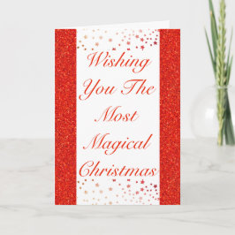 Söt snyggt speciell god jul-kort kort