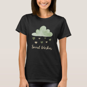Söt socialarbetartröja – Cloud & Hearts Tee
