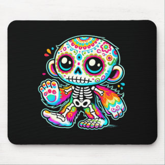 Söt sockerskalle Bigfoot Día De Los Muertos Musmatta