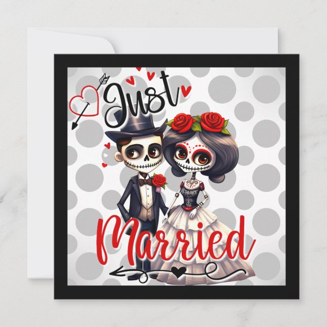 Söt Sockerskalle Julkort (Framsida)