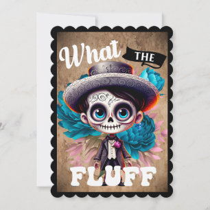Söt Sockersock Skull Tack Kort
