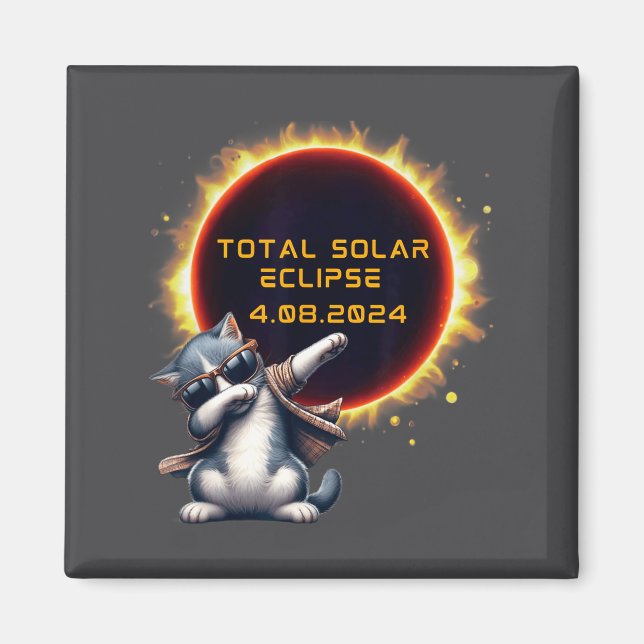 Söt solförmörkelse Total solförmörkelse Magnet (Framsidan)