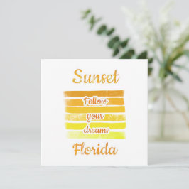 Söt solnedgång i Florida  