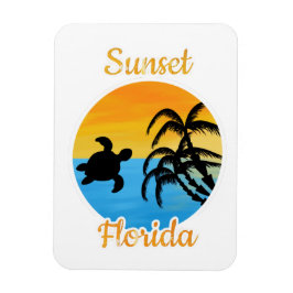 Söt solnedgång i Florida    Magnet