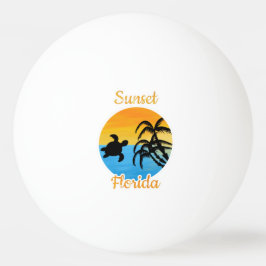 Söt solnedgång i Florida    Pingisboll