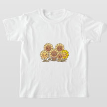 Söt Solros Vän T-Shirt