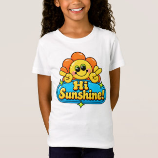 Söt solsken Kawaii sol – Glad sommar Positiv V T Shirt