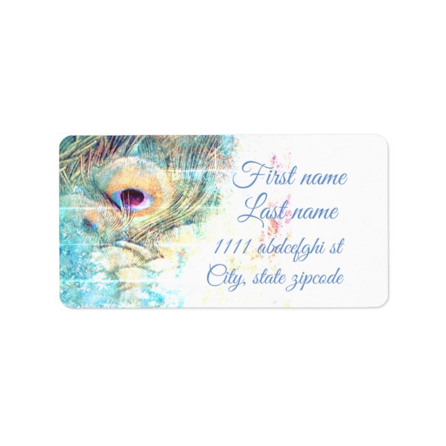 Söt som adressetikett för påfyllnad (Framsidan)