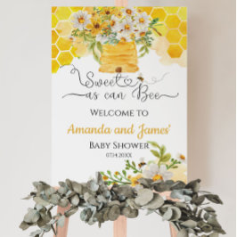 Söt som Bee Baby Shower Välkomstcenter P Poster