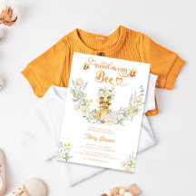 Söt som Bee Blommigt Cute Baby Shower