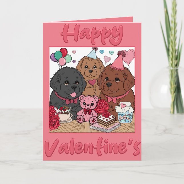 Söt som du, Newfy Kärlek Helgkort (Framsida)