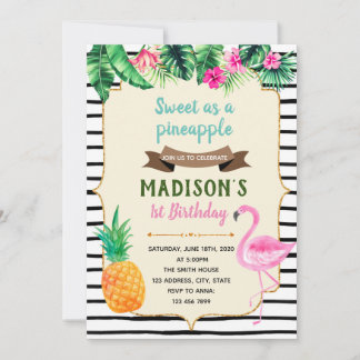 Söt som en ananas festinbjudan inbjudningar