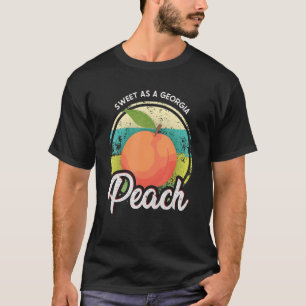 Söt som en Georgia Peach Funny GA Peach State 1 T Shirt