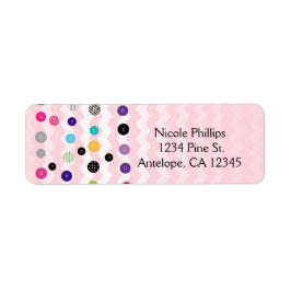 Söt Som En Knapp Baby Shower Inbjudan Adressetiket Returadress Etikett