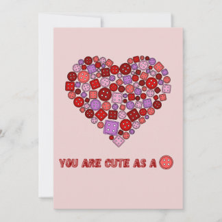 söt som en knapp julkort