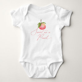 Söt som en Persika Baby Shower T Shirt