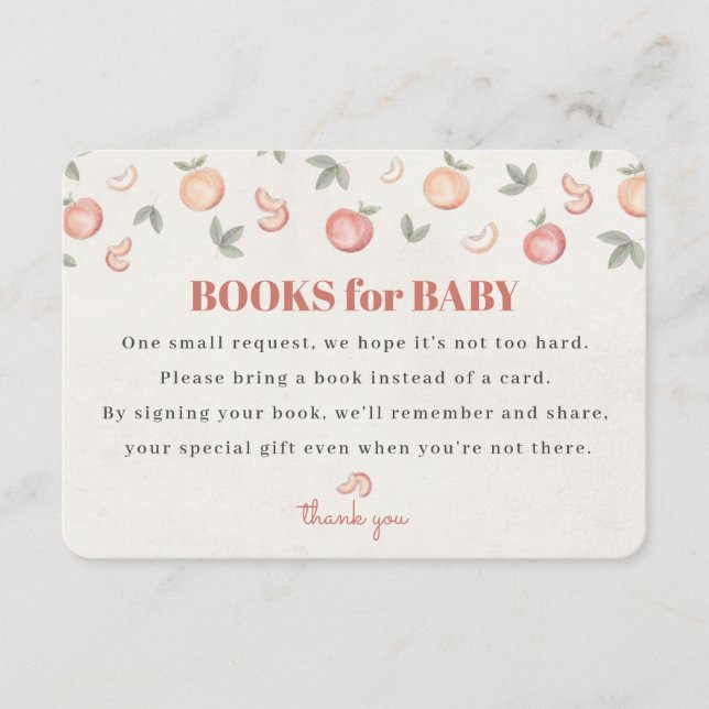 Söt som en persikobladig raffelinmatning tilläggskort (Framsida)