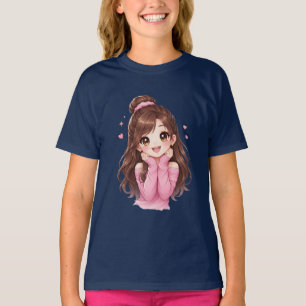 Söt som en rosa dröm Litet hjärta fullt av glädje T Shirt