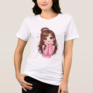 Söt som en rosa dröm Litet hjärta fullt av glädje T Shirt